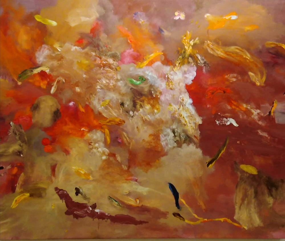Sećanje , 180 x 150 cm , ulje na platnu Sećanje , 180 x 150 cm , ulje na platnu